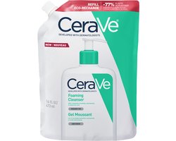 CeraVe Schuimende Reinigingsgel Navulling - voor normale tot vette huid - met 3 essentiële ceramiden - 473ml