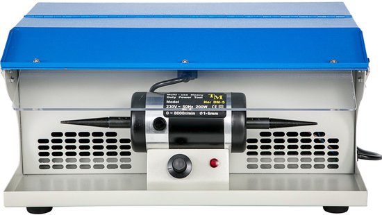 Rotary Tumbler polijsttrommel, 3 kg sieraden polijstmachine met 5 snelheidsregeling en timer, polijstmachine, draad-tumbler finisher polijstmachine polijsttrommel sieraden kogelmolen voor goud, zilver