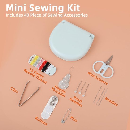 Mini Reisnaaiset - naaiset reizen, doe-het-zelf reparatie - 2 stuks