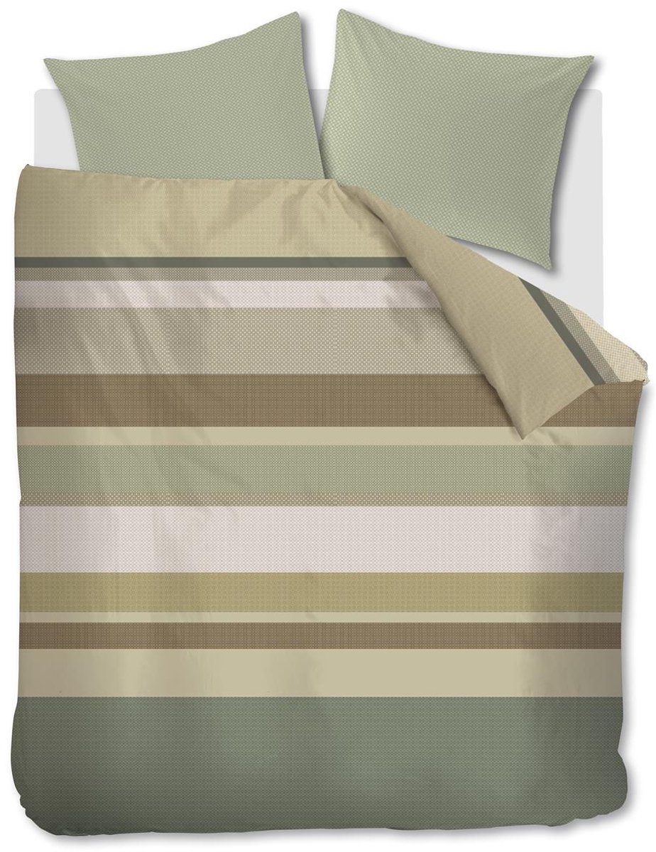 Beddinghouse Audrie dekbedovertrek - Lits-Jumeaux - 240x200/220 - Groen