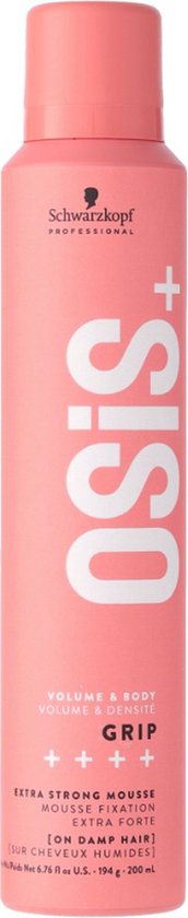 Schwarzkopf Osis+ Extra Strong Mousse Grip ++++ - 200 ml