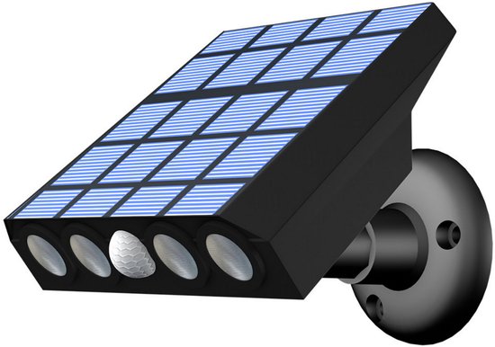 AGOTD zonnelamp voor buiten, IP55, 100 lm, warmwit, tuinverlichting op