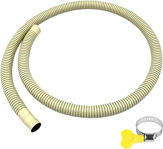 Afvoerslang voor wasmachine, verlenging, afvoerslang, wasmachine-afvoerslang, 1,5 m