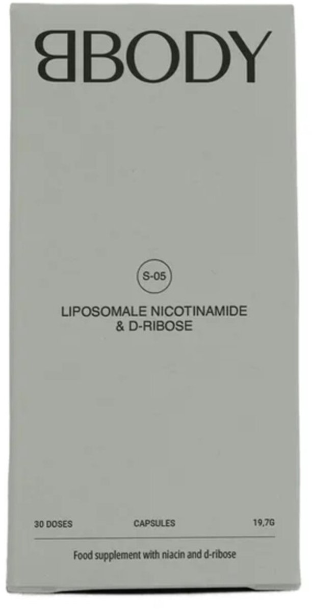 BBODY Liposomale Nicotinamide + D-Ribose - 30 capsules