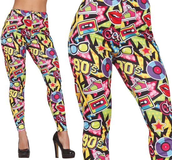 Pantalon 90's noir adulte - taille L