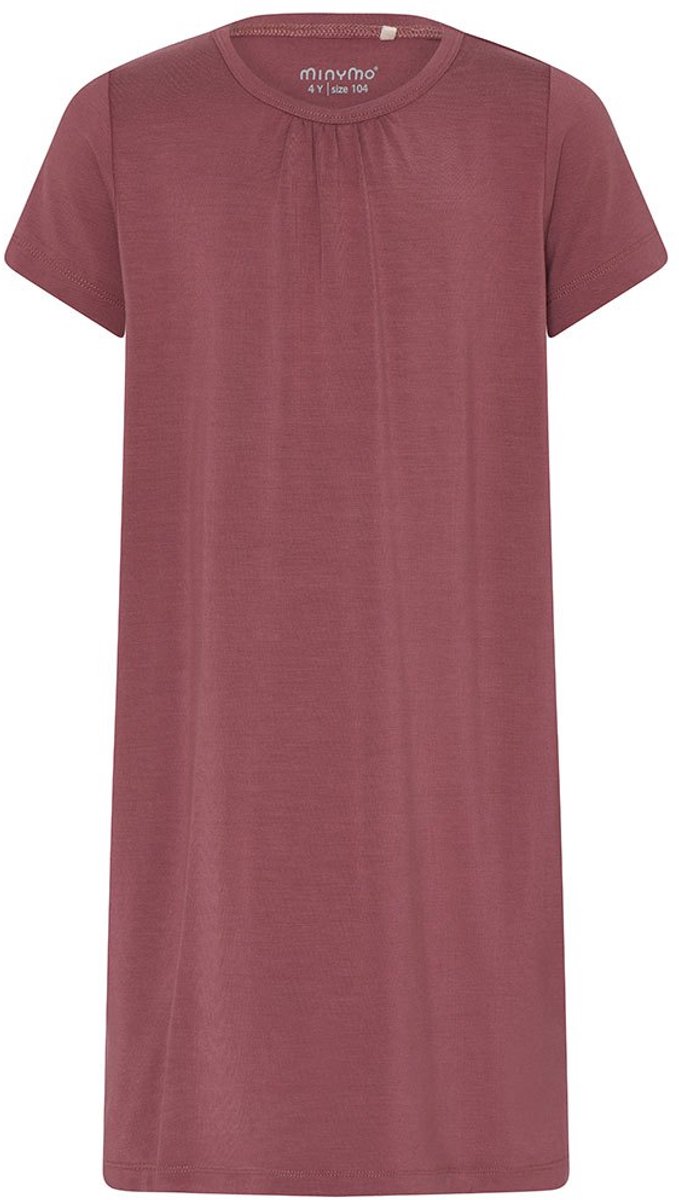 Minymo Korte Mouw Jurk Roze 11 Years Meisje