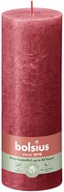 Bolsius Stub Cougie délicate rouge Ø68 mm - Hauteur 19 cm - Rouge - 85 heures de brûlure