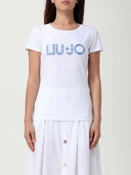 Tee-shirt Liu Jo - Taille 38 (42 IT) - Blanc - Thème Paris - Occasion Très Bon état