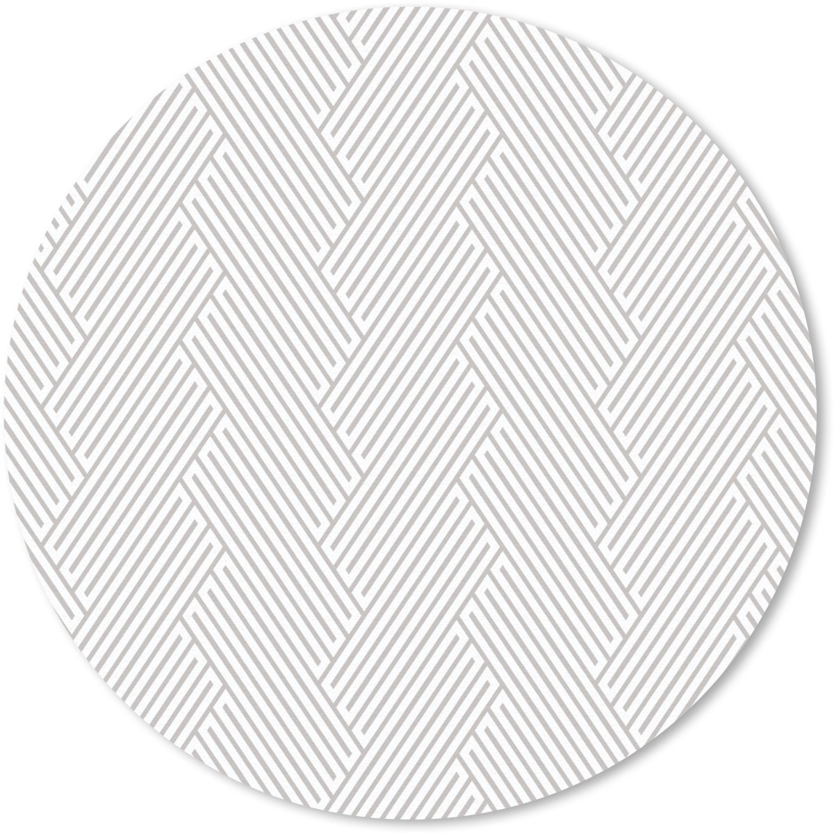 Muismat rond 50x50 cm - Mousepad Grafisch - Patroon - Modern - Ronde muismatten