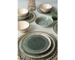 Keramika Serviesset - Maya - 24 delig - 6 persoons - Stoneware