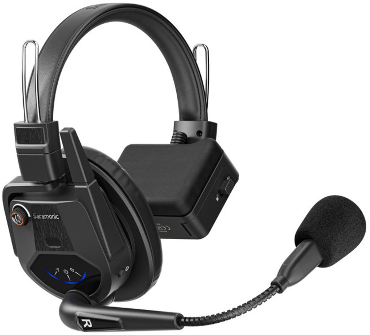 Saramonic WiTalk9 WT6S Headset Draadloos Hoofdband Podium/studio Oplaadhouder Zwart