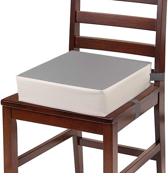 Lexium Stoelverhoger voor Eetkamerstoel - Zitverhoger Peuter Eettafel - Kinderen - Booster Seat - Zitkussen Tafel - Zitverhoger Voor Kinderen & Volwassenen - Stoelverhogers Voor Eettafel - Memory Foam Verhoogkussen - Ergonomisch Comfort