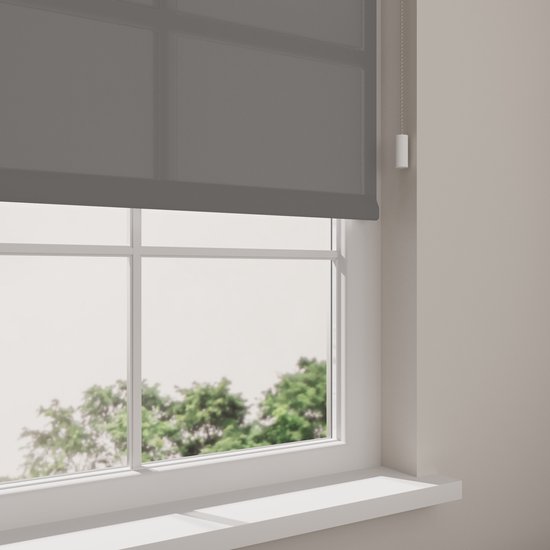 Store enrouleur électrique Easy Translucide - Gris - 180 x 190 cm - CMD-03