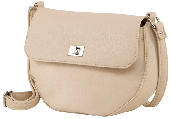 TOM TAILOR Sac à épaule bandoulière Taya Saddle Bag Beige