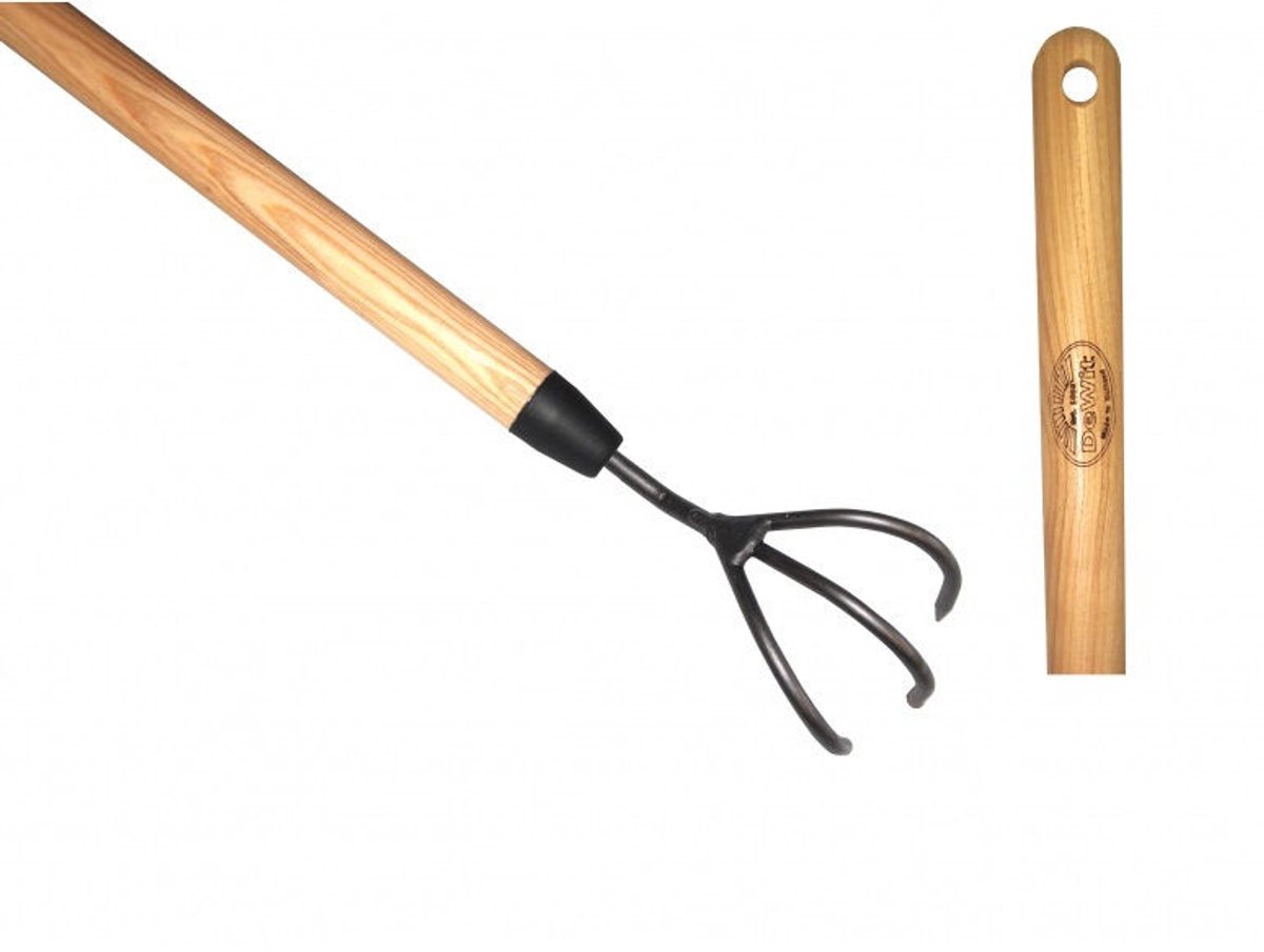 Cultivator DeWit 3 tands met 140cm essen steel
