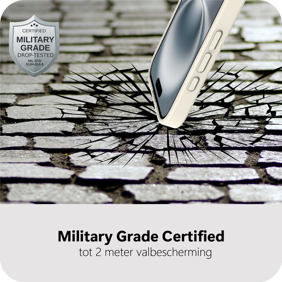 Coque Cazy pour iPhone 17 - Compatible MagSafe - Coque arrière de qualité militaire - Ivoire
