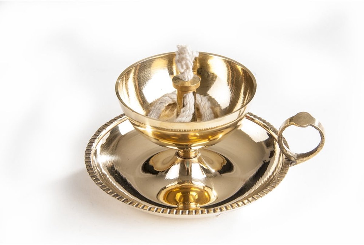 Ghee lamp messing