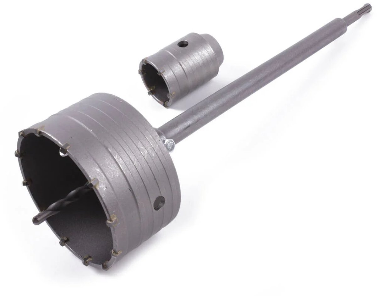Komboren set verleng, 50 en 110mm, komboor gehard staal