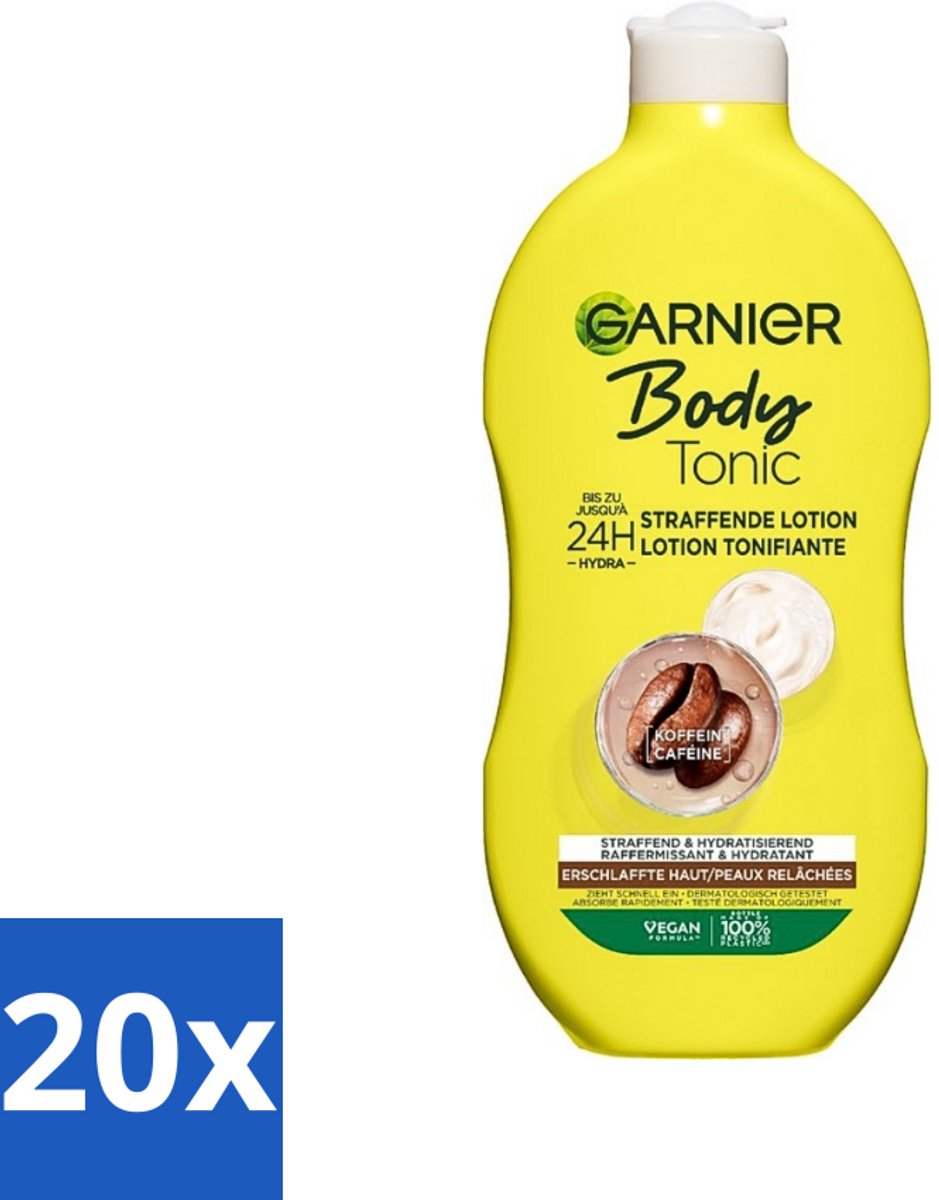 Garnier - Body - Bodylotion - Tonic - Verstevigend & Hydraterend - 400 ml - Bulkverpakking - 20 stuks