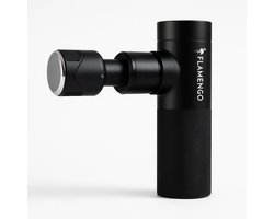 Flamengo Mini Massage Gun – Inclusief Hot & Cold Kop | Staal Design | Ultralicht, Stil en Draadloos | Krachtige Spiermassage + Warmte & Koude Therapie - massage apparaat pistool INCL set