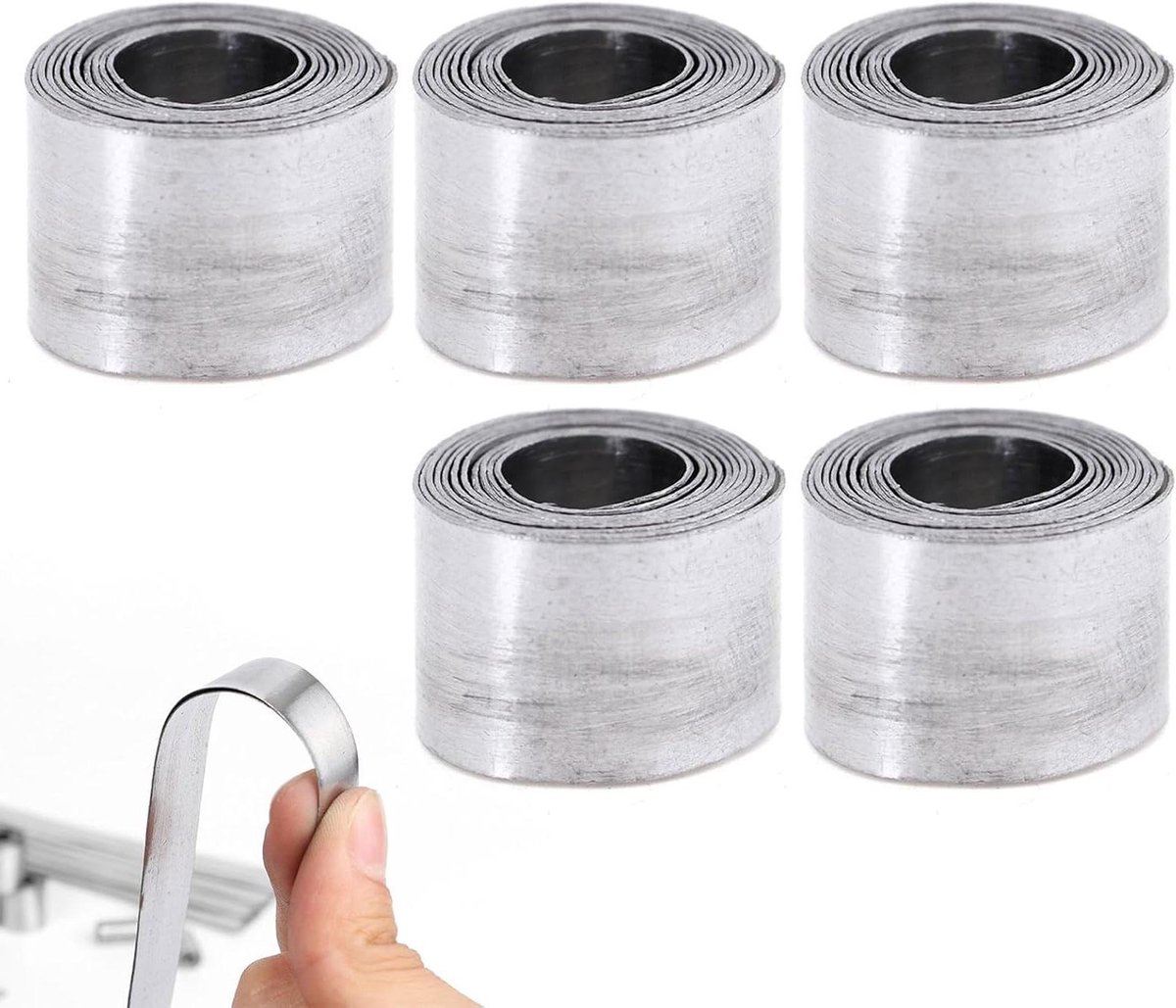 Allecto Plus - Loodbladrol voor vissen 5 rollen 06 mm - Accessoires voor visuitrusting met contragewicht