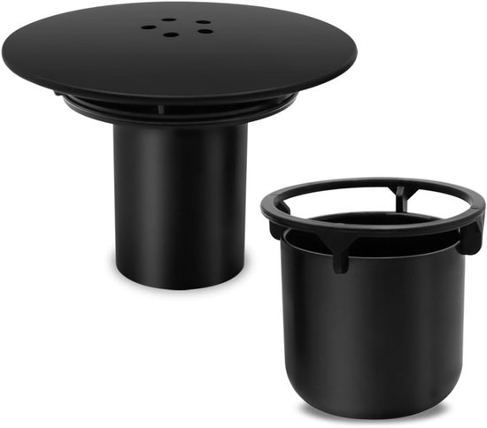 Chudej GmbH 329 V courtyard drain garavage drain black