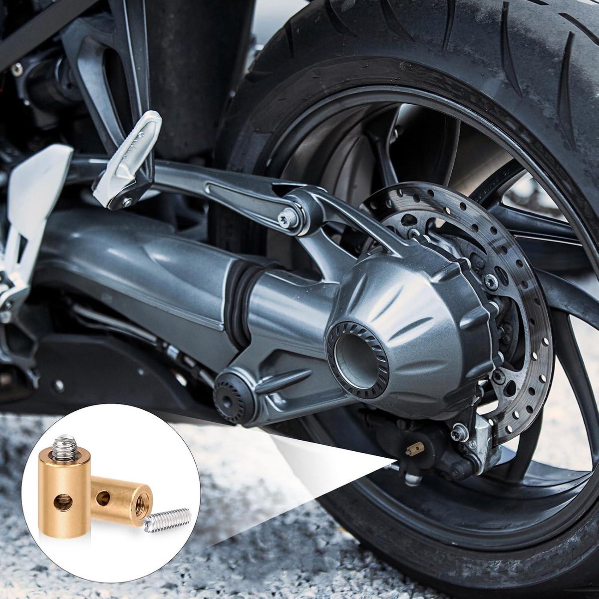 Giantree 20 Stück Bremskabel Nippel, Schraubnippel Motorrad Lötfrei