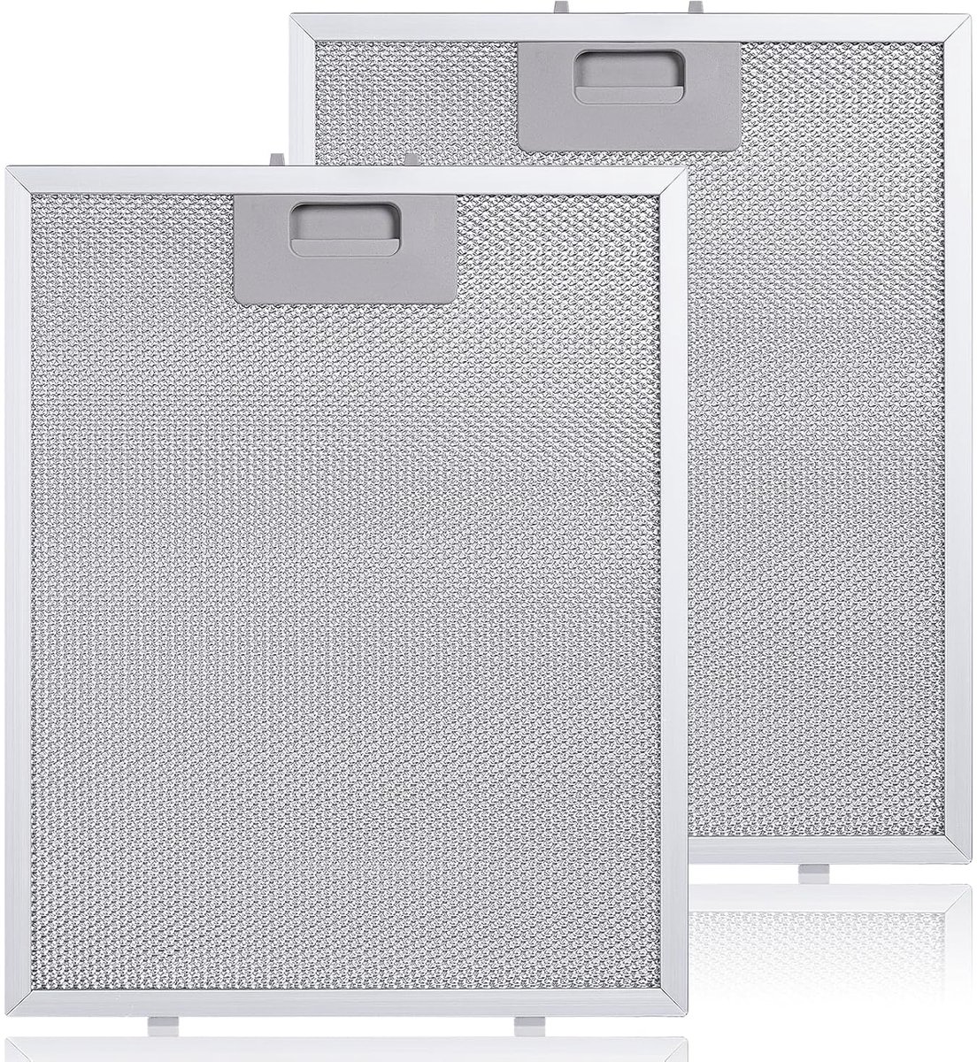 Vetfilter voor afzuigkappen - 5 lagen aluminium - set van 2 - 320 x 260 mm