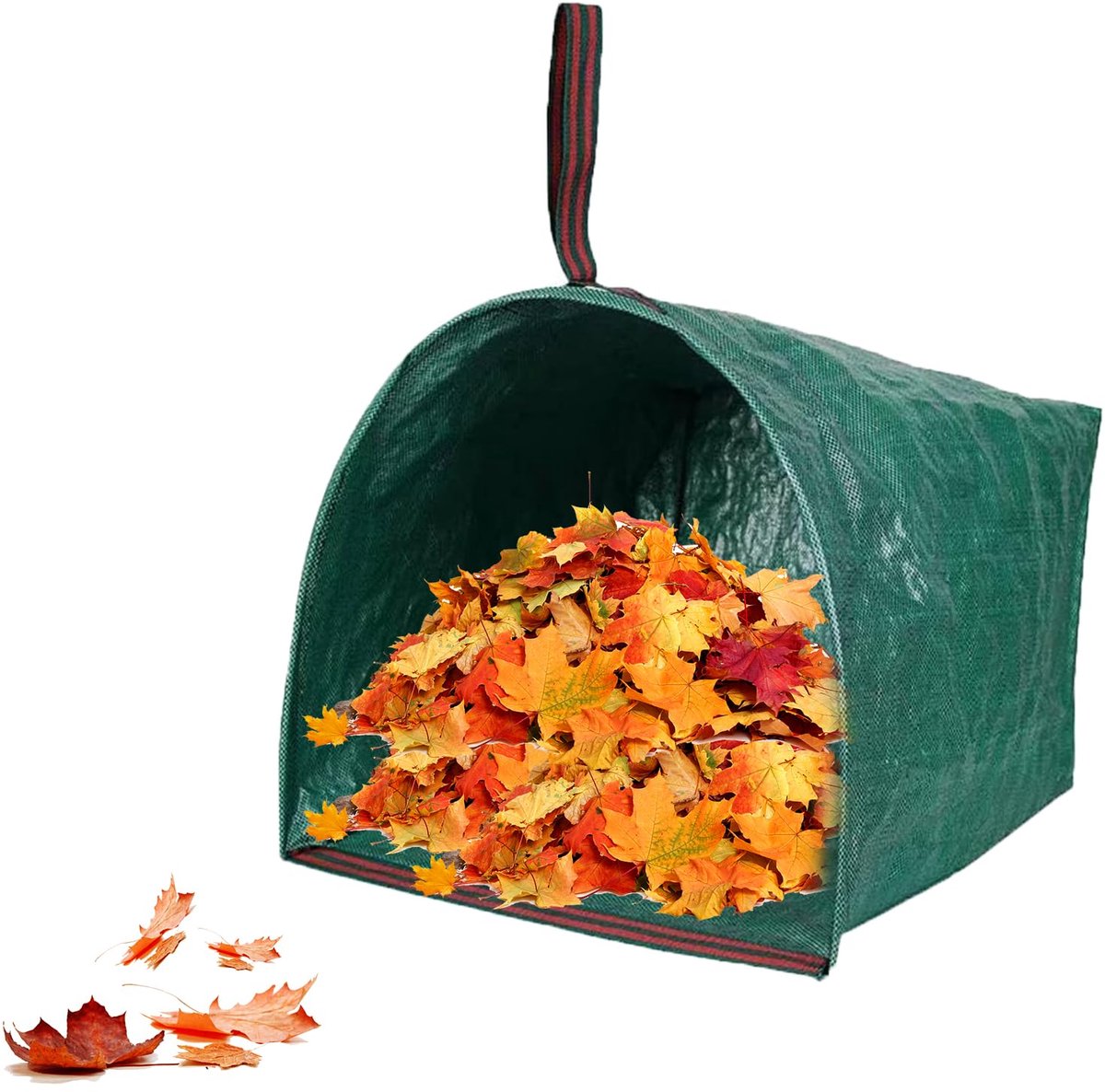 Tuinafvalzak - Herbruikbaar Opvouwbaar Waterdicht met Handvatten - Voor Groenafval en Bladafval - 150 liter