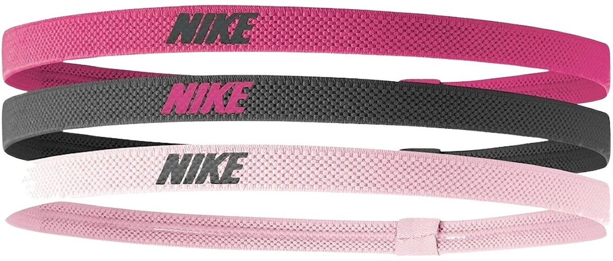 Nike Elastic Headband 2.0 rose Grijs