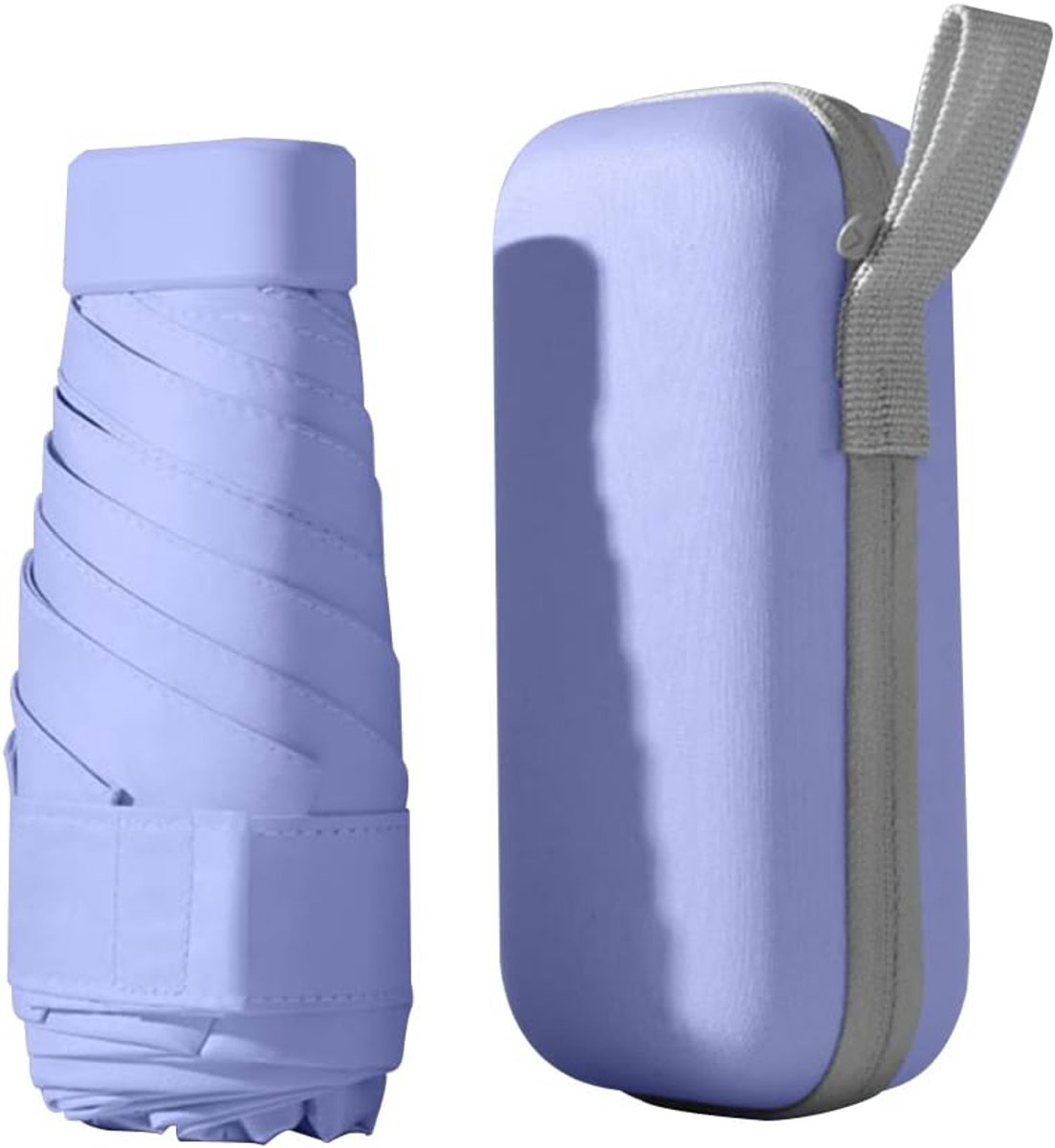 Paraplu - Stormparaplu - Paraplu opvouwbaar - Paraplu kind - Met capsuledoos - Regenbestendig - Zonbescherming - Geschikt voor mannen en vrouwen - reizen - buiten - paars