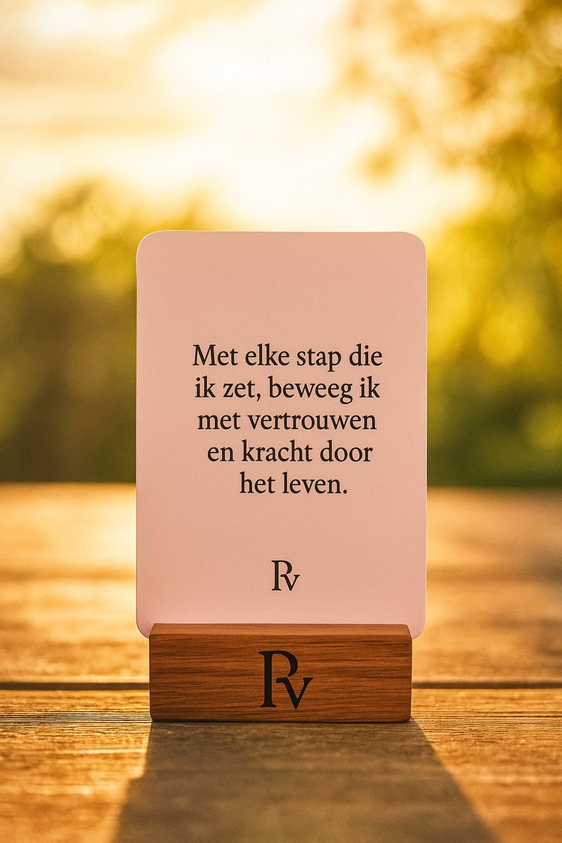 Positievevibes Zelfvertrouwen-serie – Affirmatiekaarten – 52 kaarten – Met houten standaard – Voor zelfvertrouwen & innerlijke kracht — cadeau in Cadeau-ideeën - foto 8