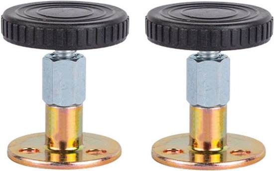 WANGCL 4 Packs Hoogte Hoek Verstelbare Bed Frame Hoofdbord Stopper Telescopische Ondersteuning voor Kamer Muurbed Anti-shake Tool Telescopische Ondersteuning voor Bed Closet Stoel Sofa