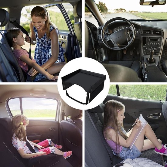 RFWR® Reistafel voor Kinderen - Draagbare Knietafel voor Auto en Vliegtuig, Spel- en Eetoppervlak voor Kinderen, 40 x 32 x 20 cm — afbeelding 4