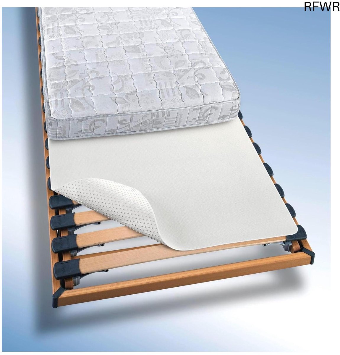 RFWR Matrasonderlegger Antislip - Perfecte Bescherming voor Lattenbodem en Matras (200x200cm)