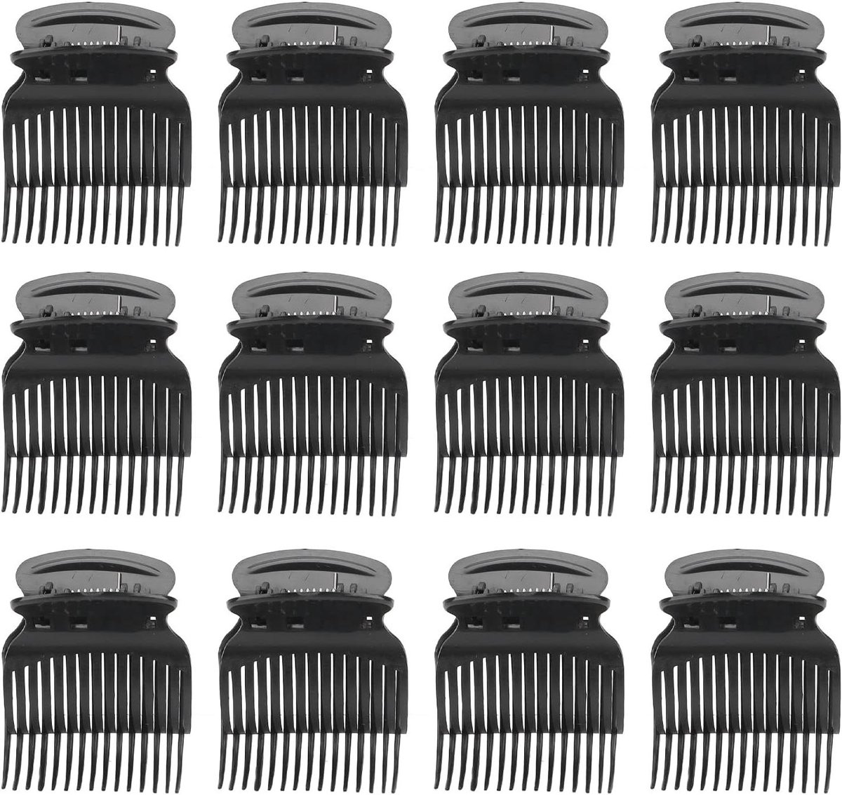 Allecto Premium - Haarrollerclips 12 Stuks - Hot Rollers - Haarkrulspelden - Warmte-isolatieclips - Thuis en Salongebruik - Vrouwen en Meisjes - Uniek Ontwerp
