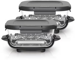 Omslag van Ninja Crispi TempWare Vierkant Container 1,4 l Transparant 2 stuk(s)