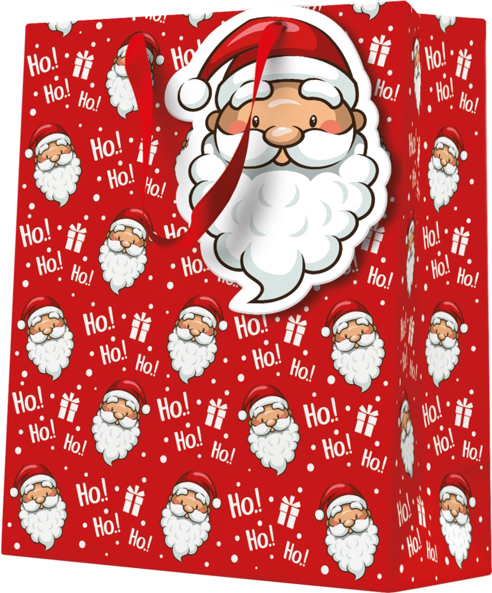 PAW Cadeautas 20x25x10 cm - Ho ho ho - Medium