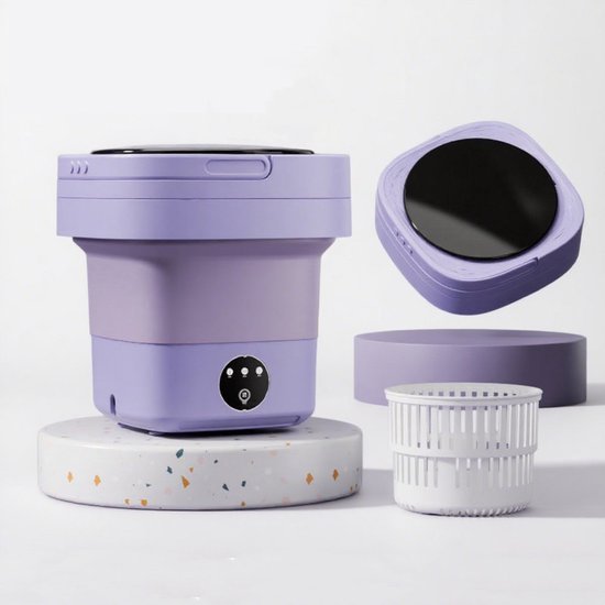 Draagbare wasmachine, 13 l, met centrifugeren, mini-wasmachine