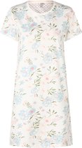 Chemise de nuit femme manches courtes motif fleurs By Louise - Taille L