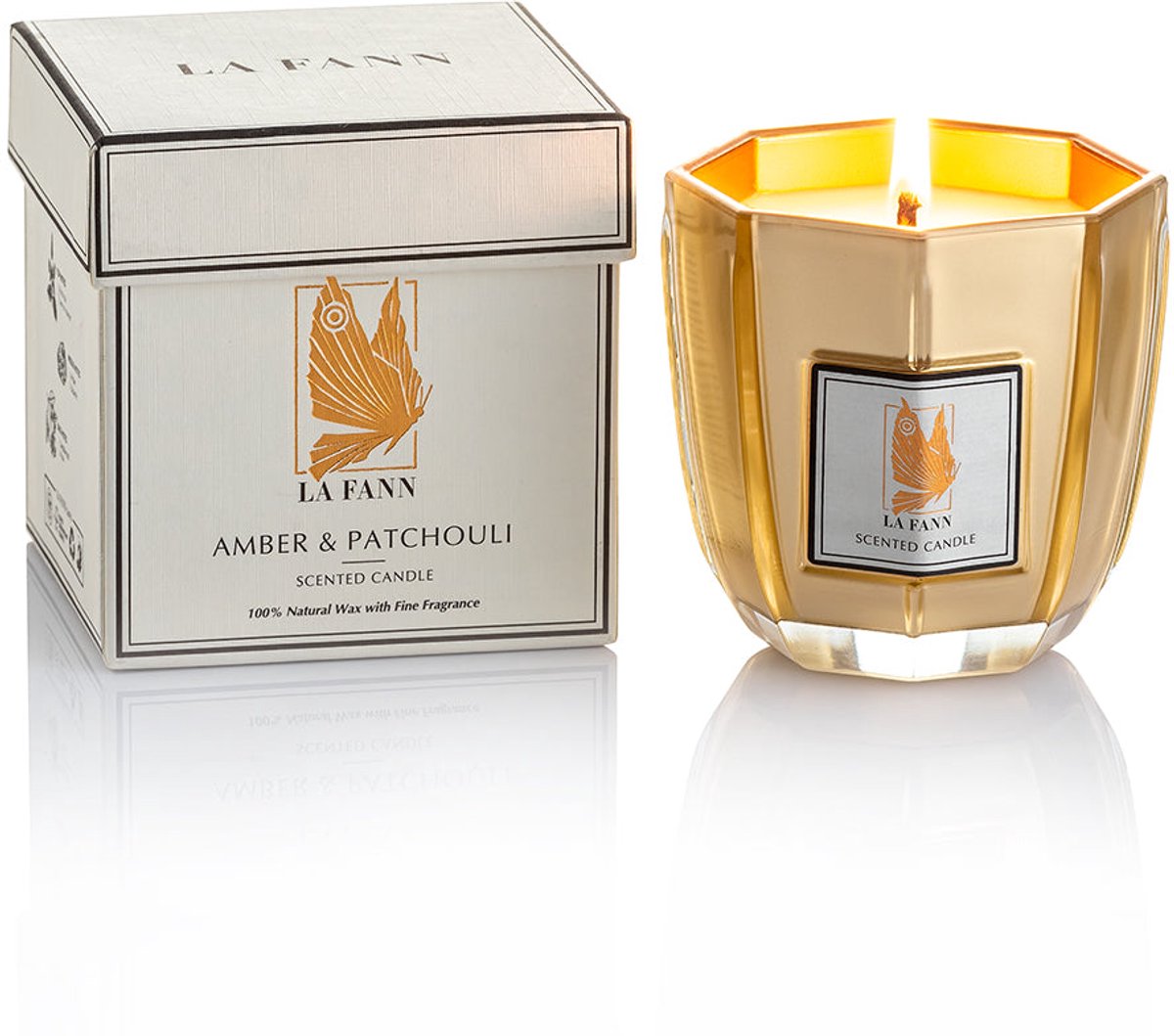 La Fann - Amber Patchouli Scented Candle 200 g