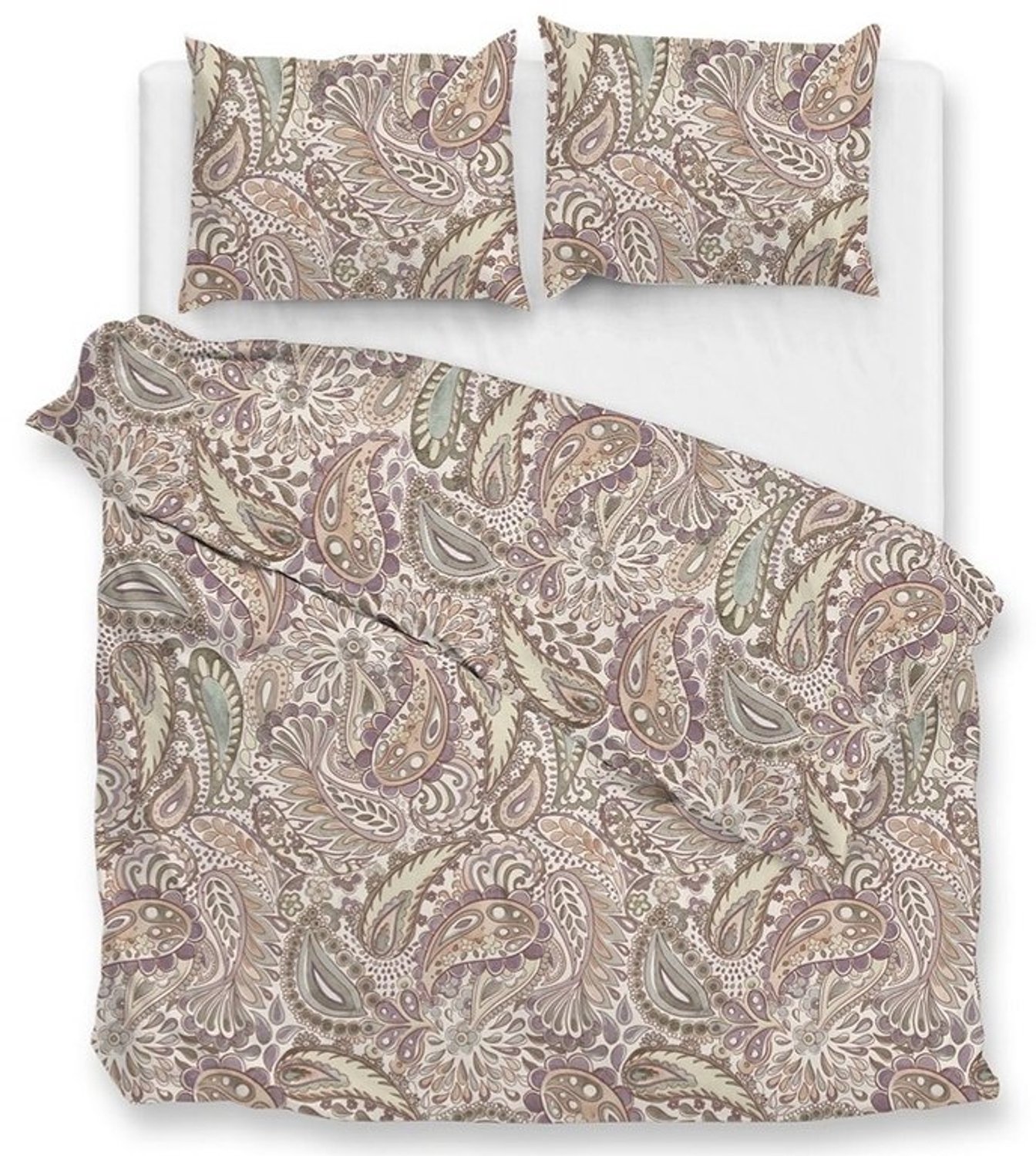 Zohome Dekbedovertrek Fe - Deken - Dekbed - Multi - 100% Katoen - Paisley - 2 slopen 60/70 cm, foto 2