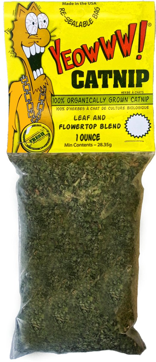 Yeowww! Catnip Zakje - Catnip Kattenkruid voor Katten - 30 gram