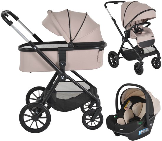 Cangaroo Joker Sand 3-in-1 Kinderwagen incl. Autostoel