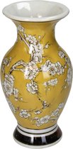 HD Collection Vaas Porselein Geel 10.5x10.5x20cm