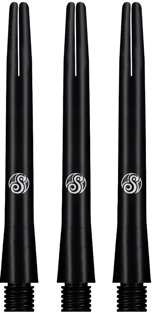 Shot Aluminium Black - Dart Shafts Inbetween
