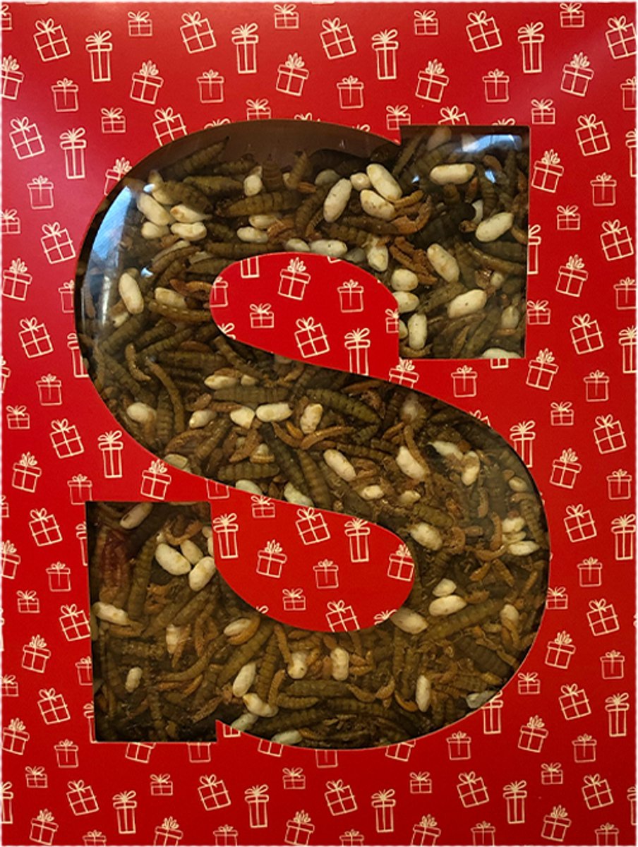 Sint Letterdoosje Insectenmix voor Kippen Het Sinterklaaskado