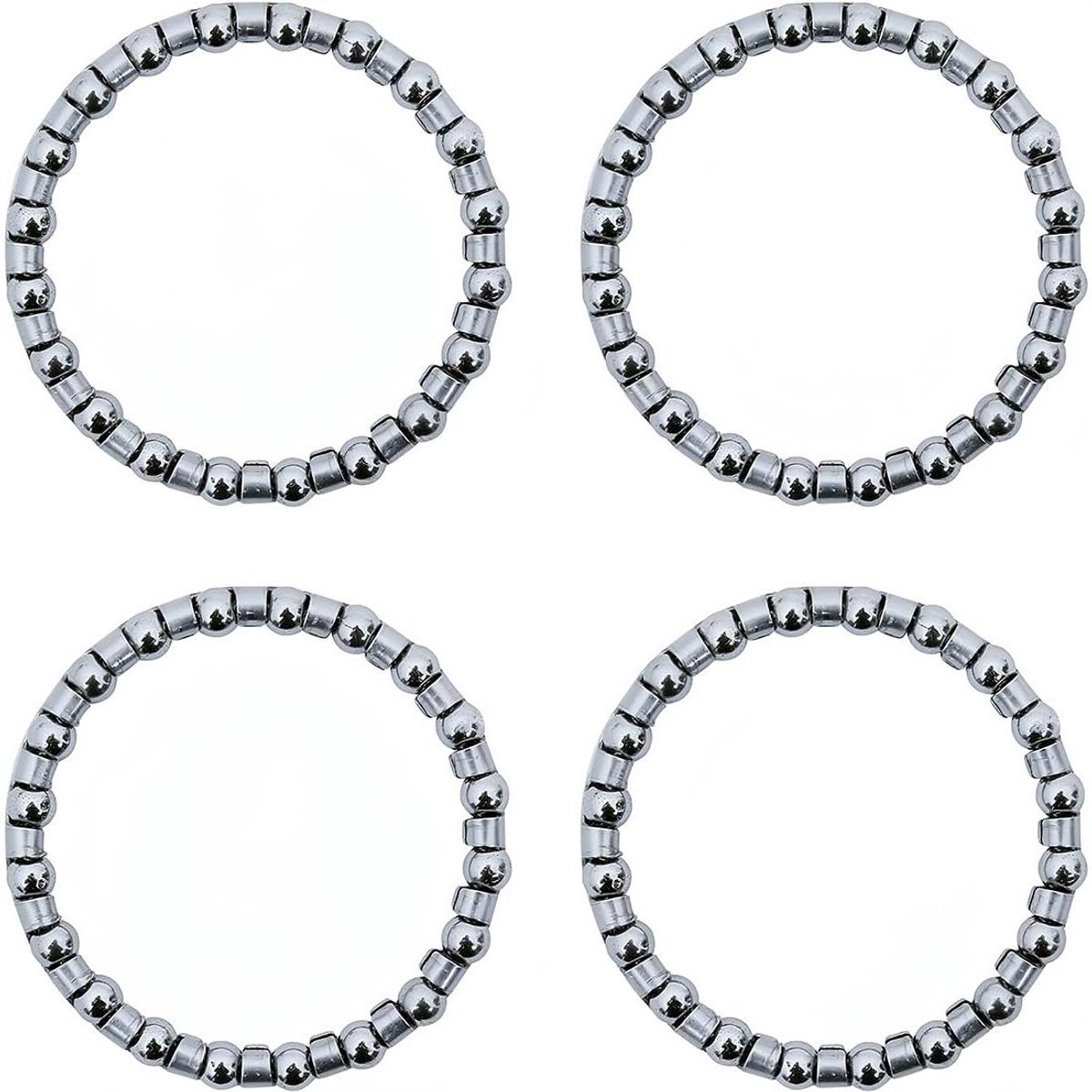 Allecto Plus - Kogellagers 4 stuks voor fietsen - wiellagers - fietsaccessoires - kruklagers - stuurkogellagers - voor normale fietsen en mountainbikes
