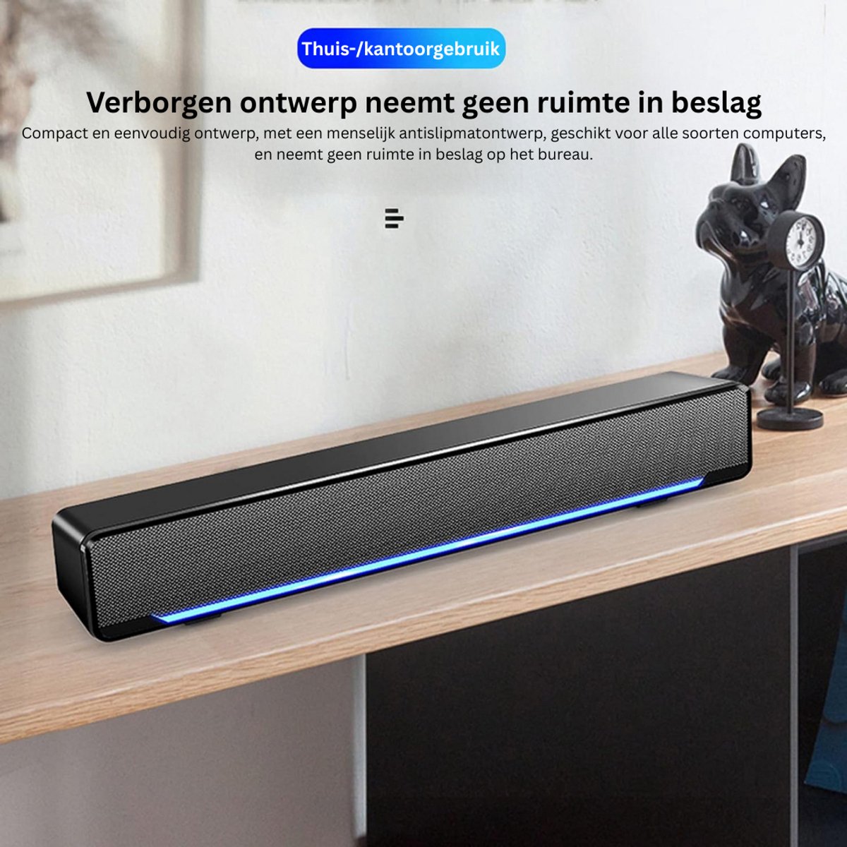 MKSS® Soundbar Pc Draadloze Mini Luidspreker - afbeelding 3