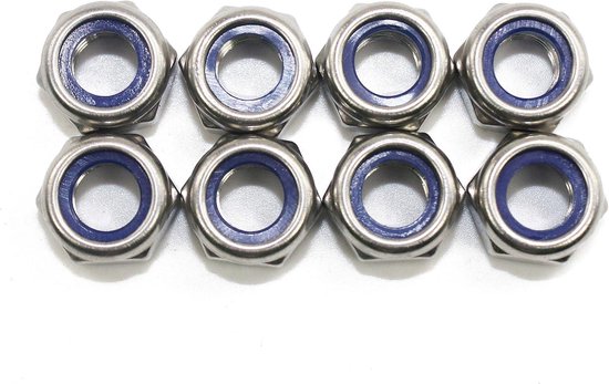 25 stuks M5 moeren, Bolatus zeskantmoeren M5 (lage vorm), DIN 439 roestvrij staal, platte moeren roestvrij staal voor schroeven, draadstangen, sluitringen, machines